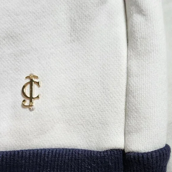 Juicy Couture Anchor Sweatshirt Beyonce & Jay Z at Grammys 2013 Size SX Y2K